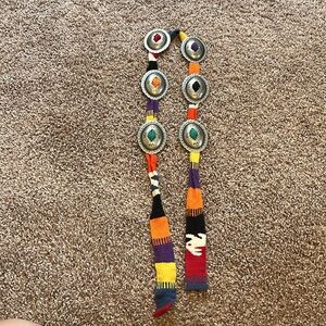 1983 Trinity Buckle Conch Rainbow Belt